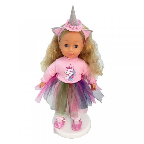 Bambolina Ballerina - Кукла 40см. с 50 фрази на български език BD1221-50SBUL