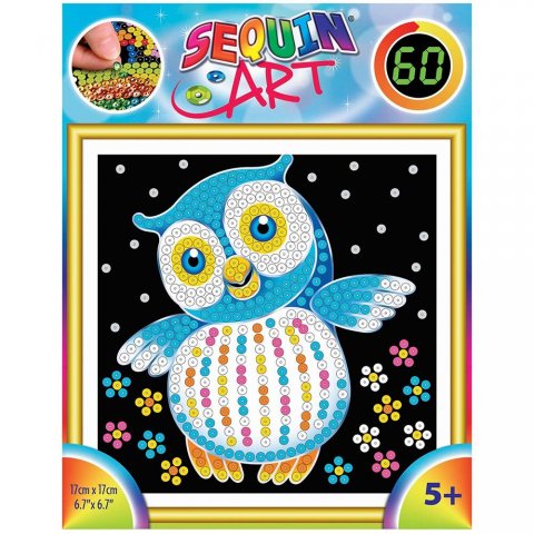 Sequin Art - Изкуство с пайети за 60 минути, Бухалче