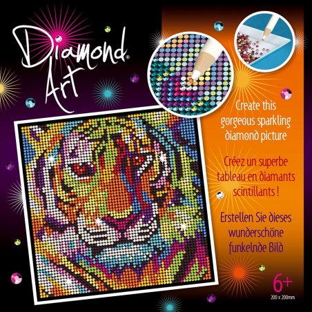 Sequin Art - Картина с диаманти, Тигър