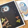 Sequin Art - Изкуство с пайети, синя серия, Сова