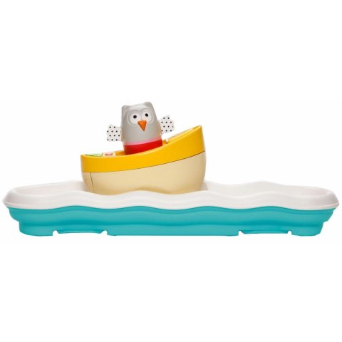 Taf Toys - Музикална нощна лампа - бухалче в лодка
