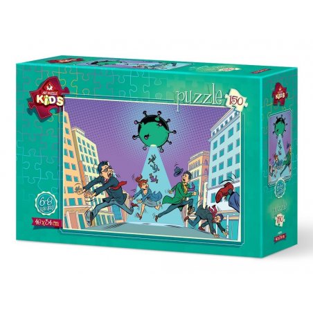 Детски пъзел Art Puzzle 150 части Вирусът атакува