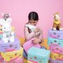 Studio Pets - Куфарче с паспорт за плюшени играчки 16 см, розов
