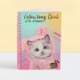 Studio Pets - А5 Книжка за оцветяване със стикери, Котето Мауси