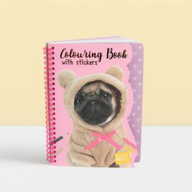 Studio Pets - А5 Книжка за оцветяване със стикери, Куче
