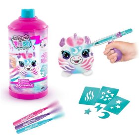 Canal Toys - Мини плюшена играчка за оцветяване,10 см