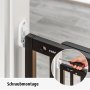 Reer  -  Универсална преграда за врата/стълби с пробиване Reer 46141, Черна