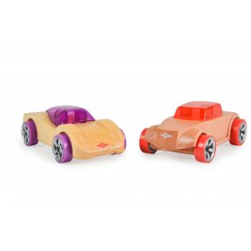 Automoblox  -  Дървени коли 2бр. Mini SC1 Chaos/HR5 Scorch 53109