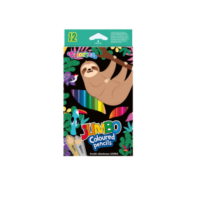 Цветни моливи Jumbo Wildkid Colorino