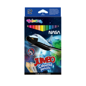Цветни моливи Jumbo Nasa Colorino