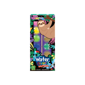 Акварелни бои 12 цвята Wildkid Colorino
