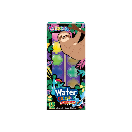 Акварелни бои 12 цвята Wildkid Colorino