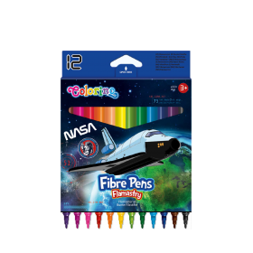 Флумастери 12 цв. Nasa Colorino