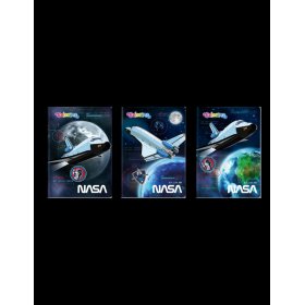 Тетрадка A5 мека корица 60 л. ред Nasa Colorino