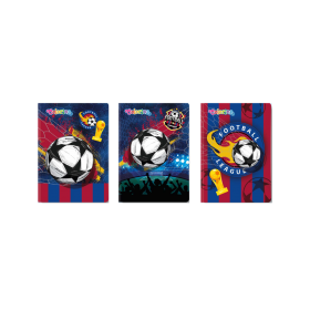 Тетрадка A5 мека корица 60 л. ред Football Colorino