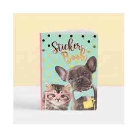 Studio Pets - А5 Книжка със стикери с кученцето Биби и котето Пейдж