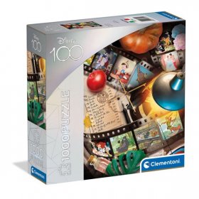 Clementoni - Пъзел DISNEY 100 MOVIE CLASSICS ILLUSTRATO 39720 1000 части