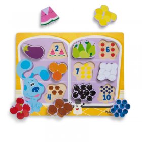 Дървен пъзел - Храна в хладилника - Blues Clues - You! - Melissa - Doug