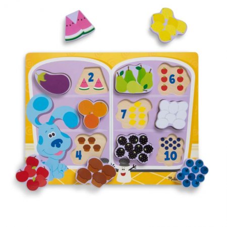 Дървен пъзел - Храна в хладилника - Blues Clues - You! - Melissa - Doug