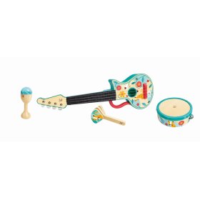 Детски музикален комплект, Hape, Перкусии, 4 части