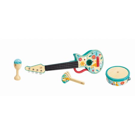 Детски музикален комплект, Hape, Перкусии, 4 части