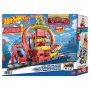 Писта Mattel Hot Wheels City Super Loop Fire Station, с 1 кола
