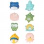 Badabulle Играчки за баня, 8 броя Pastel