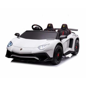 Kikka Boo  -  Акумулаторна кола Licensed Lamborghini Aventador SVJ White