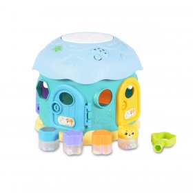 Moni toys  -  Сортер Fantastic Mushroom House син QX-91171E