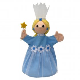 Moravská - Кукла за театър Феята на цветята, синя, 34 см. 22076D
