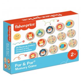 Fisher Price - Дървена мемо игра, Животни F2002
