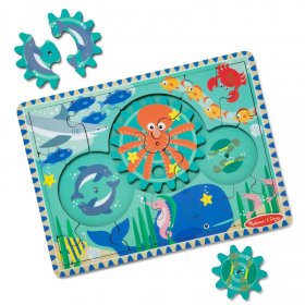 Дървен пъзел морско дъно 18 части - Melissa - Doug