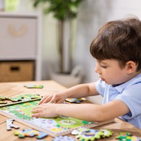 Дървен пъзел с животни - 24 части - Melissa - Doug