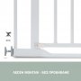 Преграда Hauck Clear Step Gate White