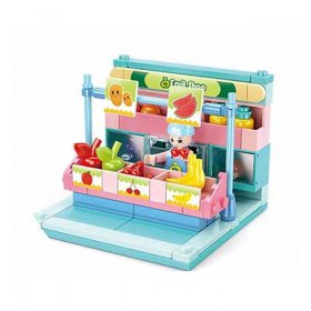 Конструктор Sluban MINI HANDCRAFT Щанд за плодове, 99 ч. B0792A