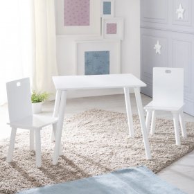 Детска маса със столчета Roba White