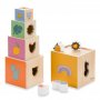 Дървени кубчета Hauck, Stack N Raise, Кула, 813038