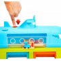 Писта Mattel Color Change Whale Car Wash с една кола Lightning McQueen