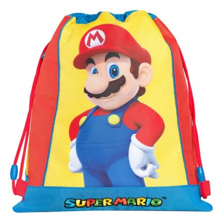 Ученическа спортна торба Super Mario Tricolore