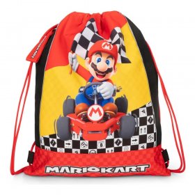 Ученическа спортна торба Super Mario Mariokart Red