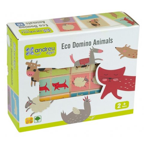 Andreu Toys - Еко домино Животни