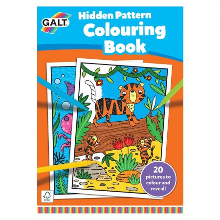 Galt - Книжка за оцветяване със скрити картинки, Животни