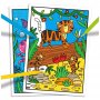 Galt - Книжка за оцветяване със скрити картинки, Животни