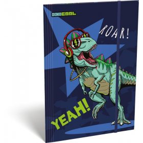 LIZZY CARD DINO ROAR папка с ластик