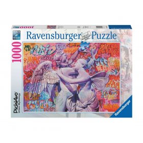Пъзел Ravensburger 1000 ел. - Влюбени Купидон и Психея