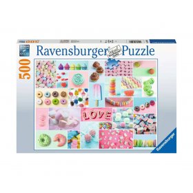 Пъзел Ravensburger 500 ел. - Сладки изкушения