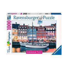 Пъзел Ravensburger 1000 ел. - Копенхаген, Дания