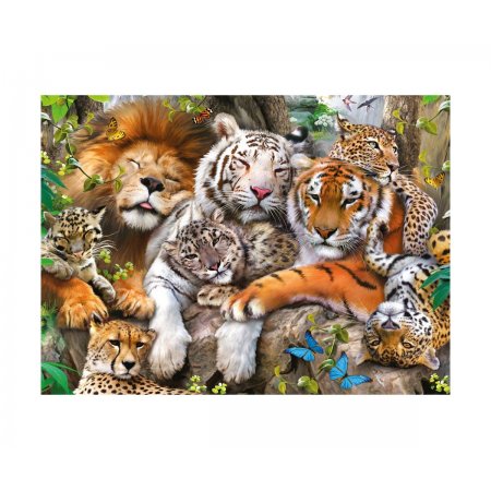 Пъзел Ravensburger 200 ел. XXL - Спящи диви животни