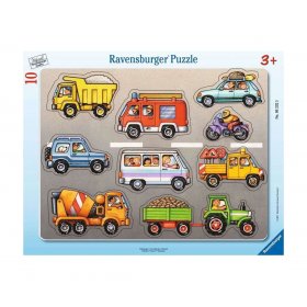 Пъзел Ravensburger 10 ел. - Превозни средства