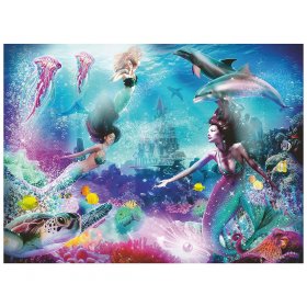 Пъзел Ravensburger 300 ел. XXL - В царството на русалките